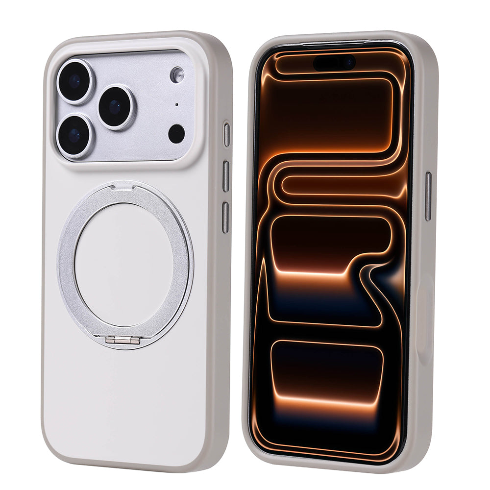 Apple iPhone 17 Pro Uyumlu Kılıf M-Safe Şarj Özellikli Standlı Zore Proton Silikon Kapak