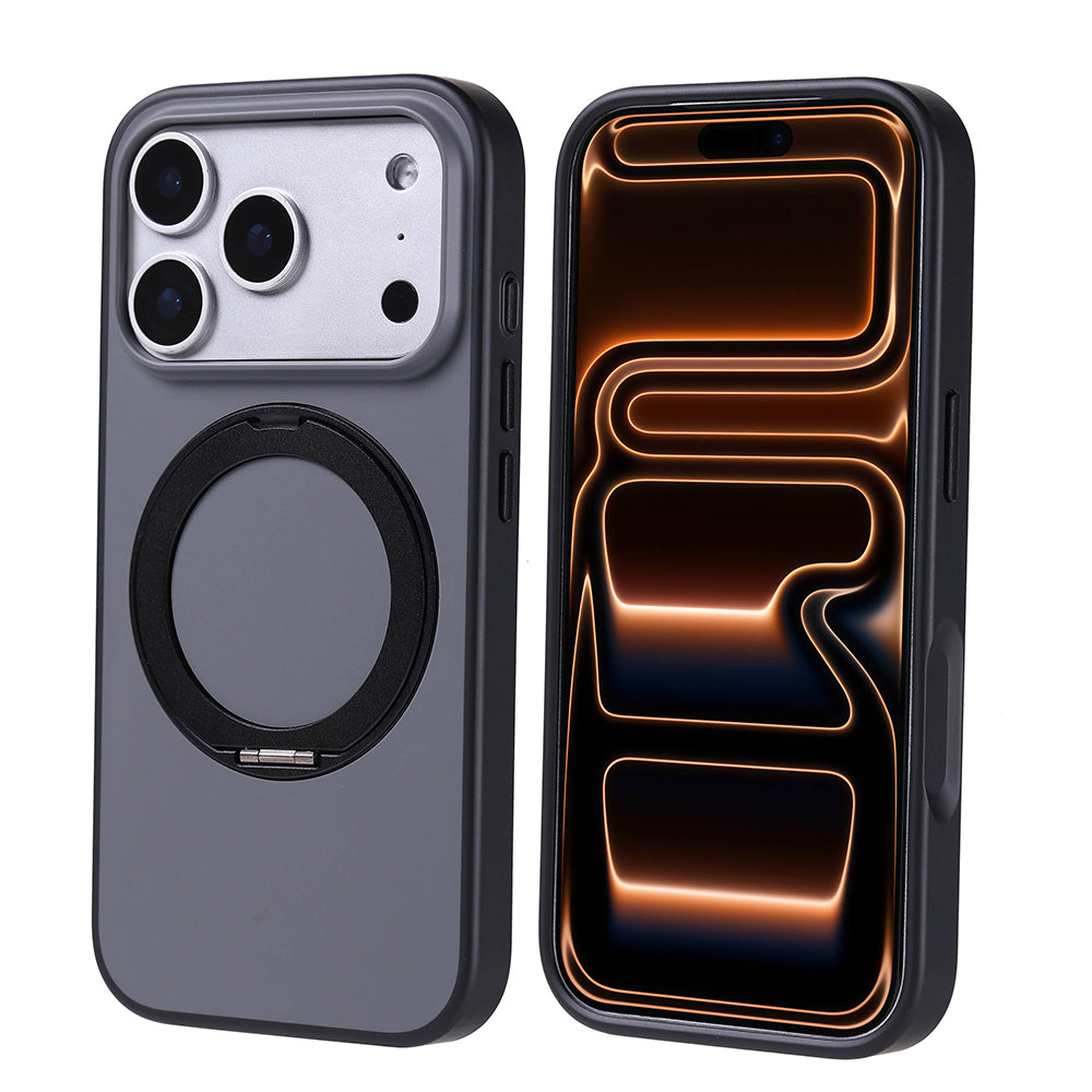 Apple iPhone 17 Pro Uyumlu Kılıf M-Safe Şarj Özellikli Standlı Zore Proton Silikon Kapak