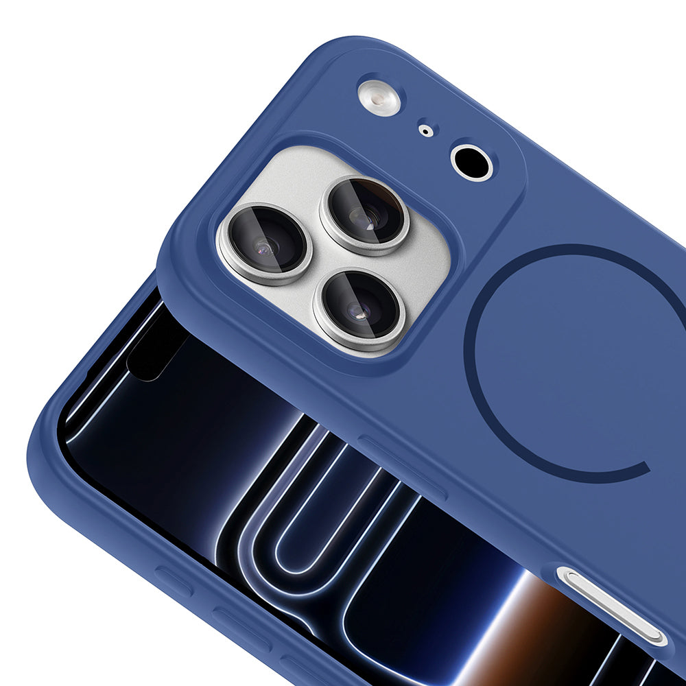 Apple iPhone 17 Pro Uyumlu Kılıf M-safe Şarj Özellikli Zore Meta Kapak
