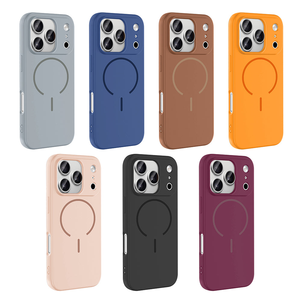 Apple iPhone 17 Pro Uyumlu Kılıf M-safe Şarj Özellikli Zore Meta Kapak
