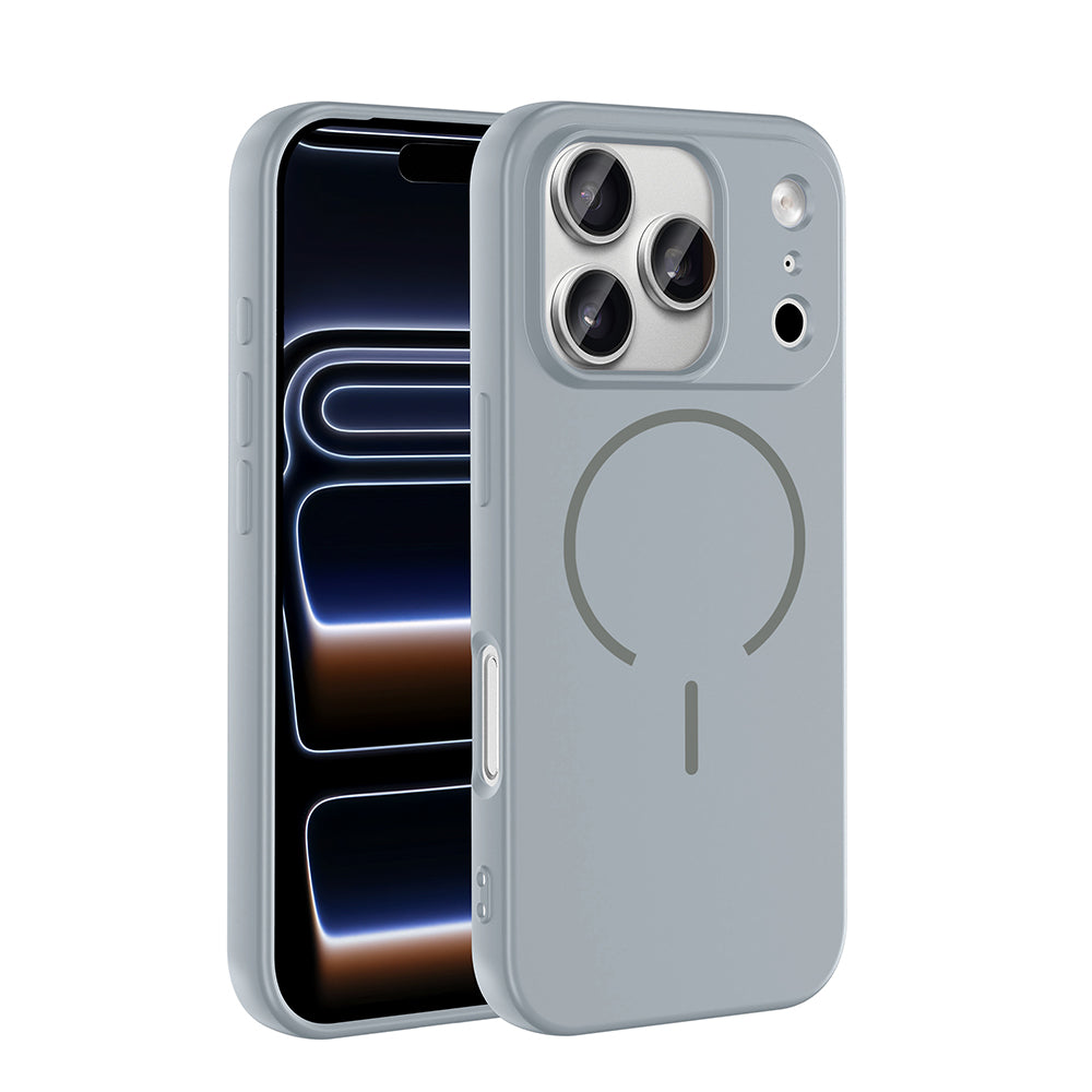 Apple iPhone 17 Pro Uyumlu Kılıf M-safe Şarj Özellikli Zore Meta Kapak