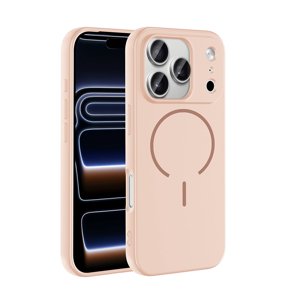 Apple iPhone 17 Pro Uyumlu Kılıf M-safe Şarj Özellikli Zore Meta Kapak