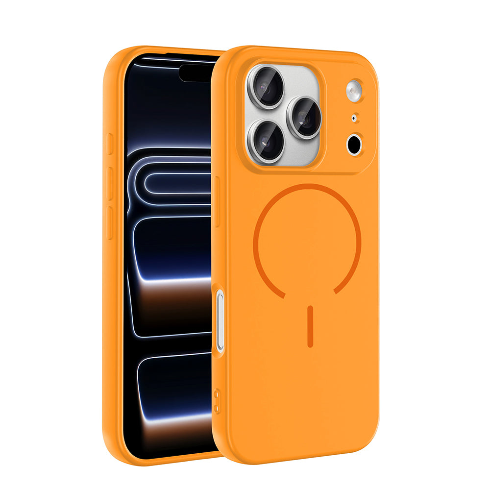 Apple iPhone 17 Pro Uyumlu Kılıf M-safe Şarj Özellikli Zore Meta Kapak