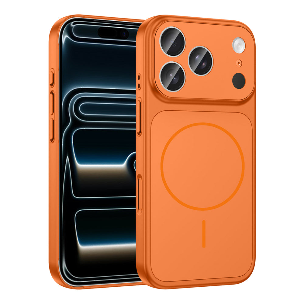 Apple iPhone 17 Pro Uyumlu Kılıf Zore M-Safe Şarj Özellikli Kamera Korumalı Formen Kapak