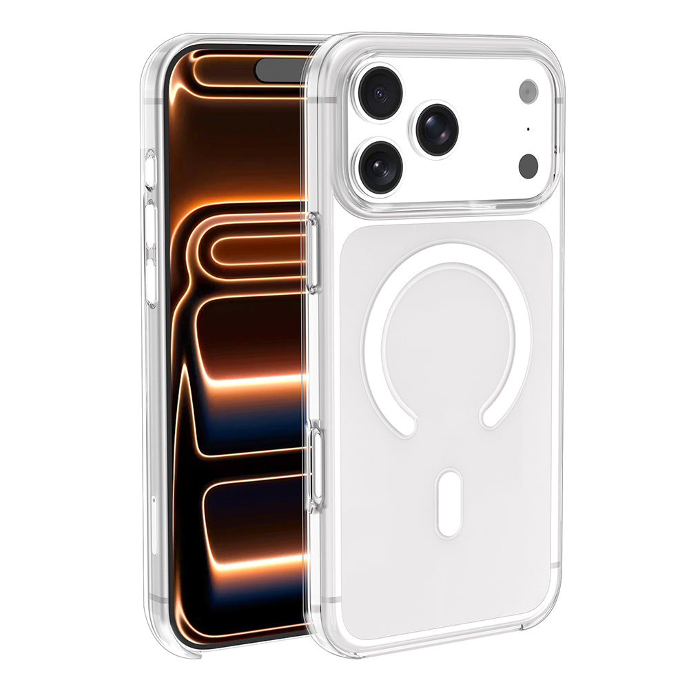 Apple iPhone 17 Pro Max Uyumlu Kılıf IC Çipli Zore Wireless Şarj Özellikli Şeffaf Orjin Kapak