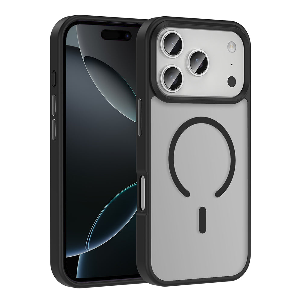 Apple iPhone 17 Pro Max Uyumlu Kılıf M-safe Şarj Özellikli Mat Arka Yüzey Zore Sio Kapak