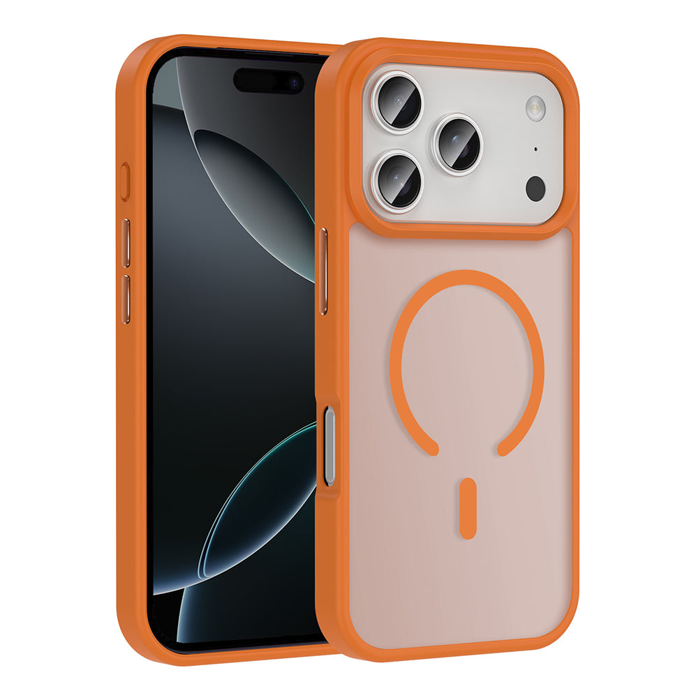 Apple iPhone 17 Pro Max Uyumlu Kılıf M-safe Şarj Özellikli Mat Arka Yüzey Zore Sio Kapak