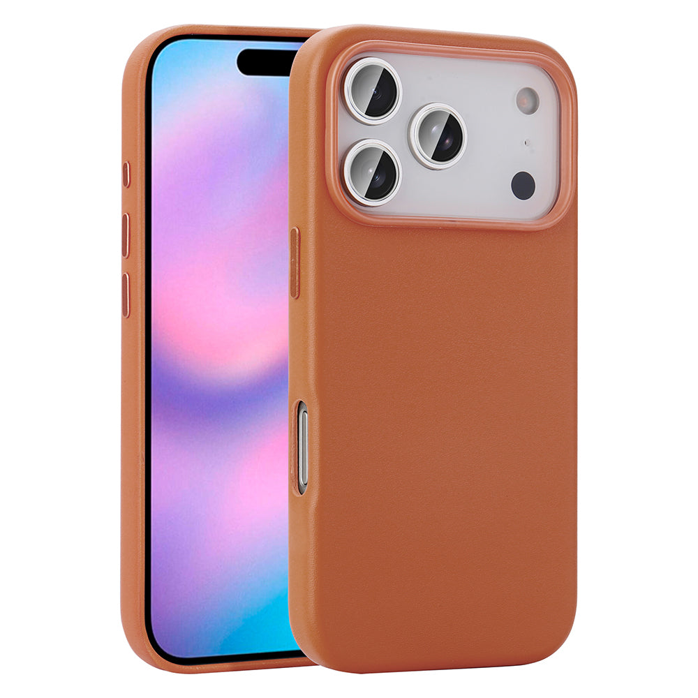 Apple iPhone 17 Pro Max Uyumlu Kılıf M-safe Şarj Özellikli PU Deri Görünümlü Zore Kupra Kapak