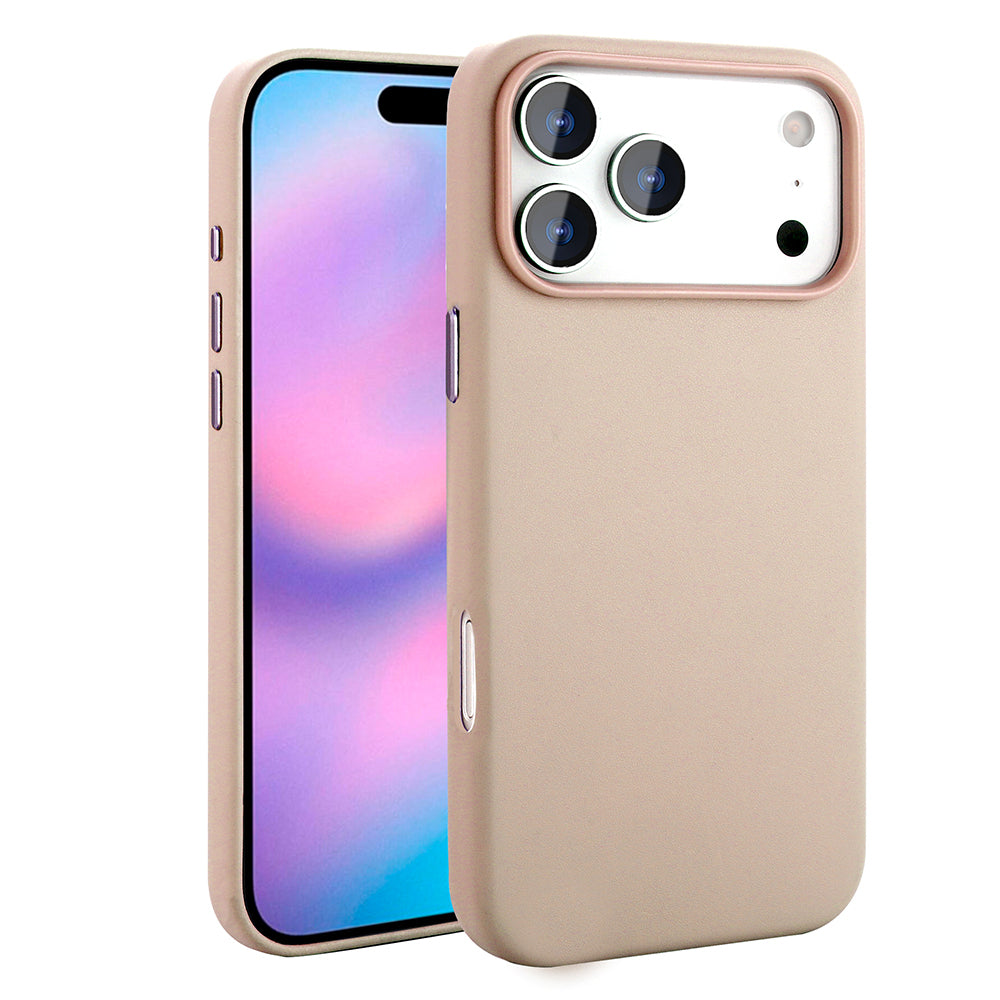 Apple iPhone 17 Pro Max Uyumlu Kılıf M-safe Şarj Özellikli PU Deri Görünümlü Zore Kupra Kapak