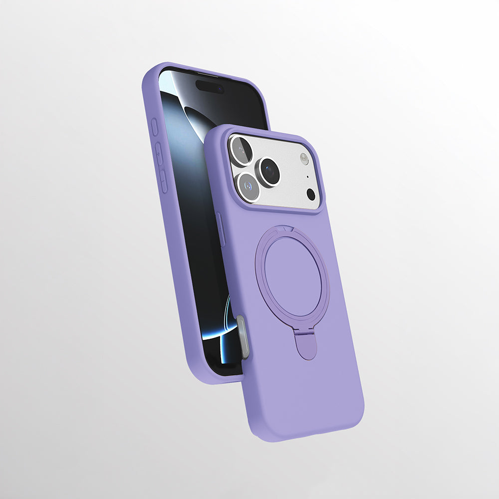 Apple iPhone 17 Pro Max Uyumlu Kılıf M-safe Şarj Özellikli Standlı Zore Samara Kapak