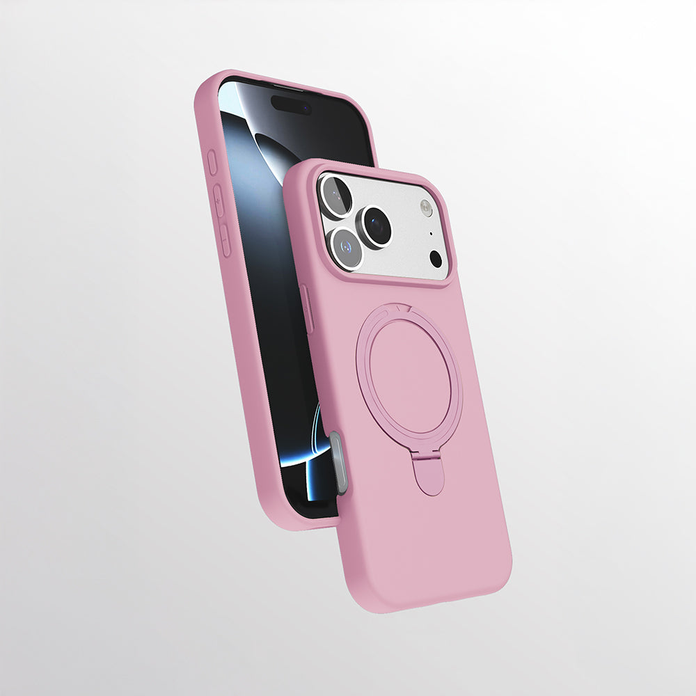 Apple iPhone 17 Pro Max Uyumlu Kılıf M-safe Şarj Özellikli Standlı Zore Samara Kapak