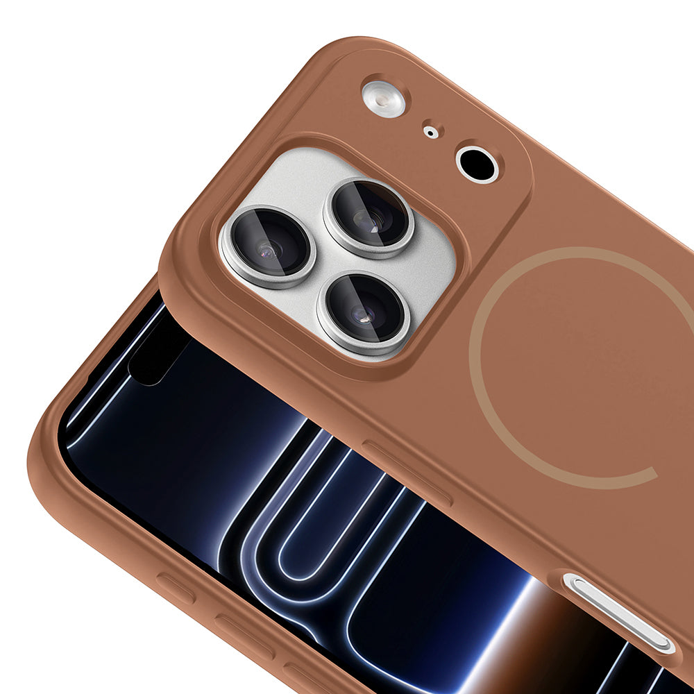 Apple iPhone 17 Pro Max Uyumlu Kılıf M-safe Şarj Özellikli Zore Meta Kapak