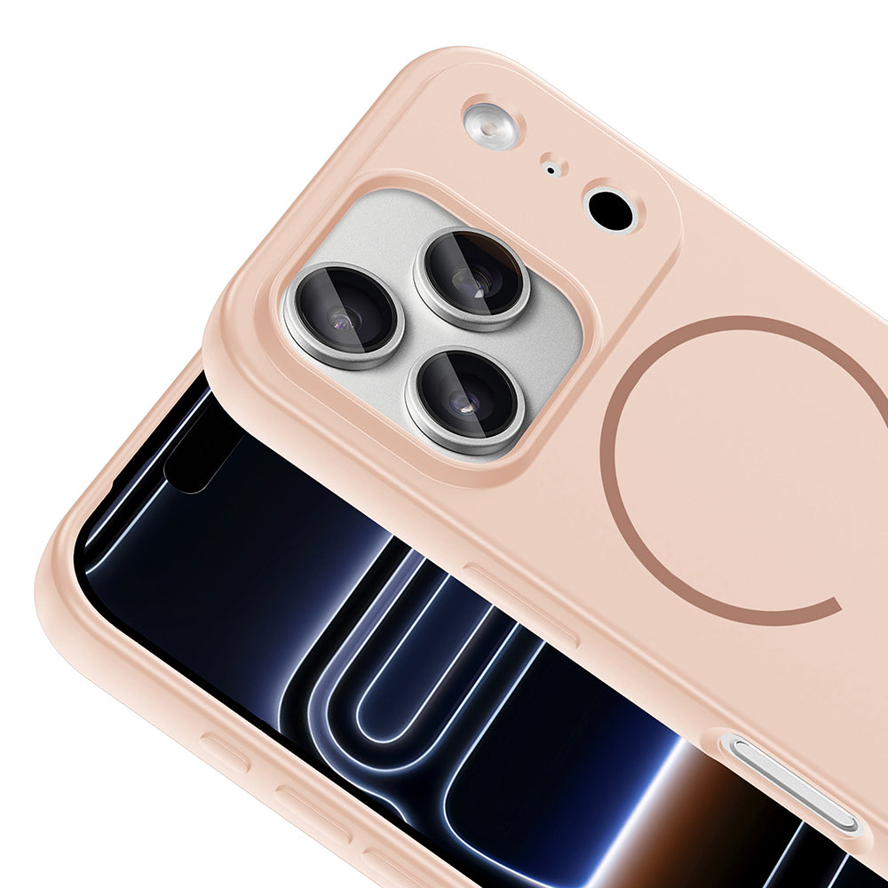 Apple iPhone 17 Pro Max Uyumlu Kılıf M-safe Şarj Özellikli Zore Meta Kapak