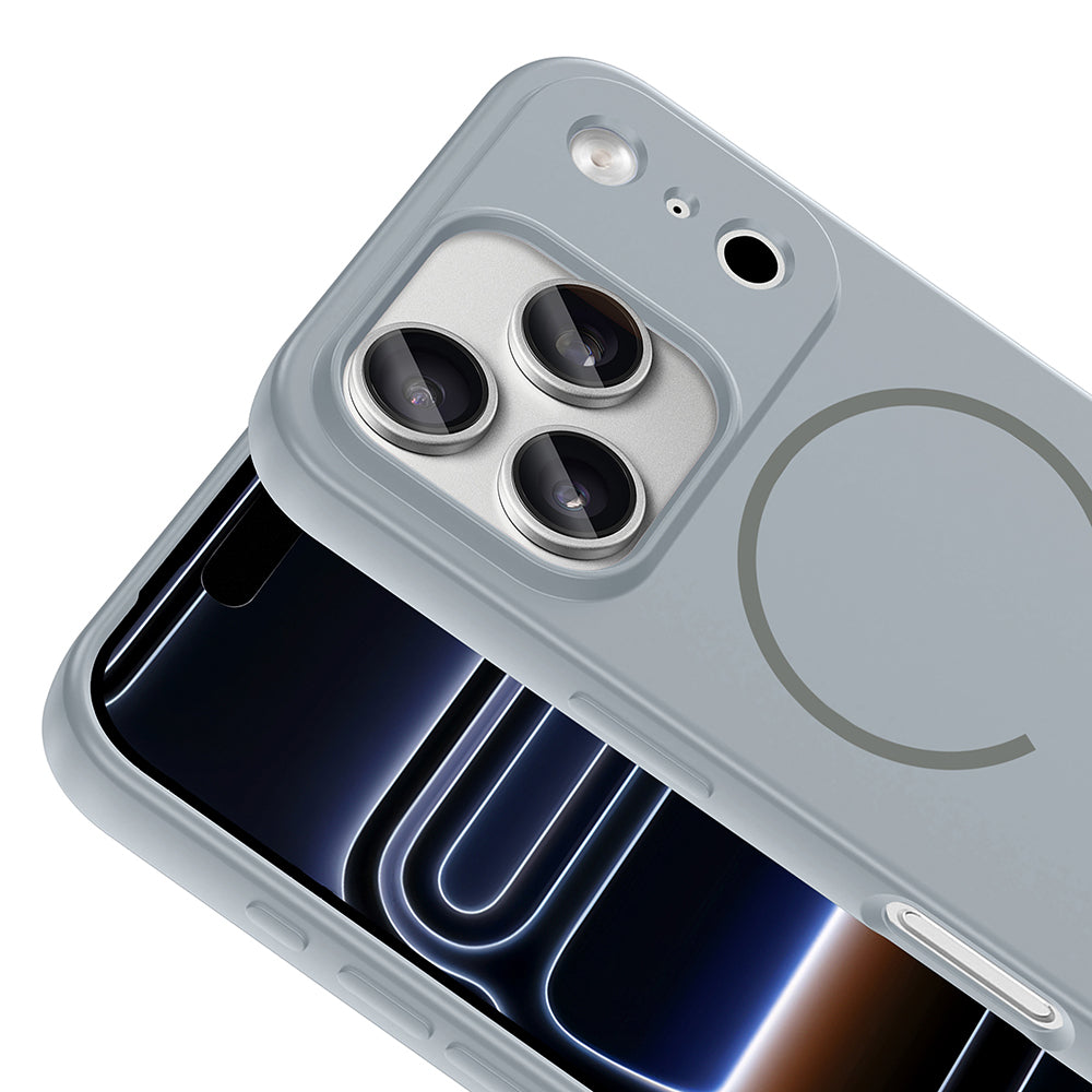 Apple iPhone 17 Pro Max Uyumlu Kılıf M-safe Şarj Özellikli Zore Meta Kapak