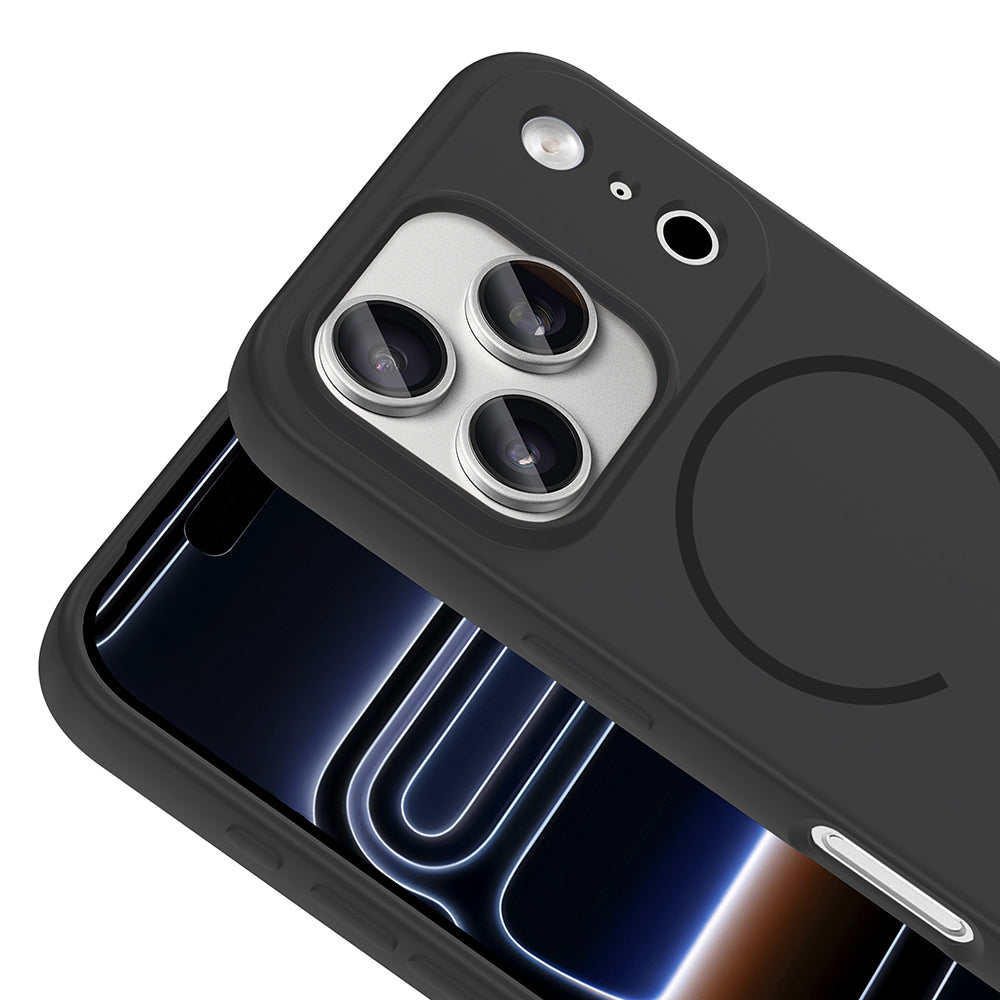 Apple iPhone 17 Pro Max Uyumlu Kılıf M-safe Şarj Özellikli Zore Meta Kapak