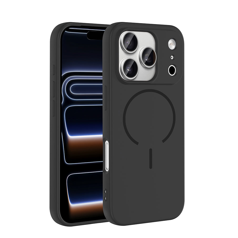 Apple iPhone 17 Pro Max Uyumlu Kılıf M-safe Şarj Özellikli Zore Meta Kapak