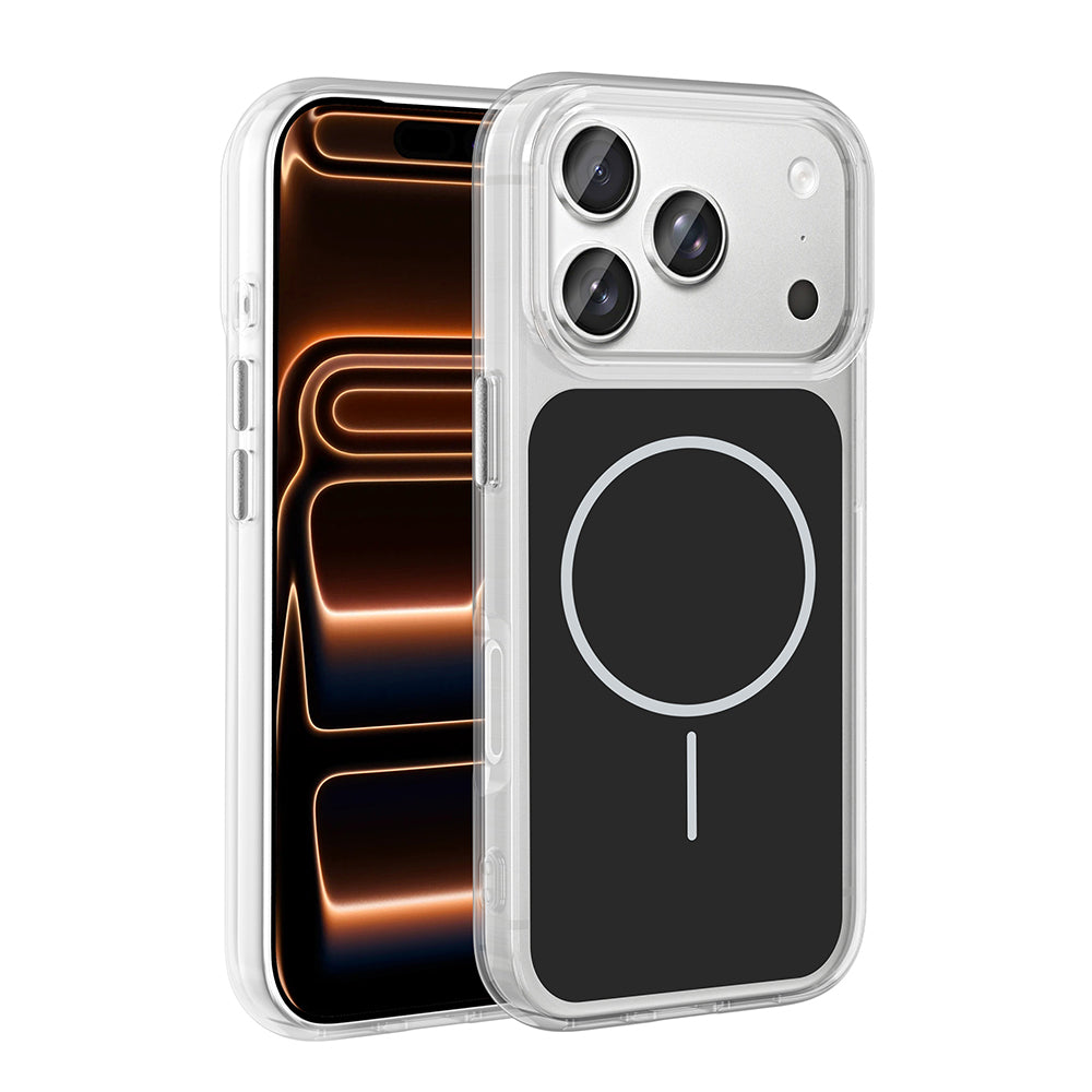 Apple iPhone 17 Pro Max Uyumlu Kılıf Metal Buton Tasarımlı Zore İkonik Sert Silikon Kapak