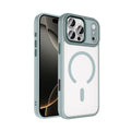 Apple iPhone 17 Pro Max Uyumlu Kılıf Wireless Şarj Özellikli Zore Krom M-safe Silikon Kapak