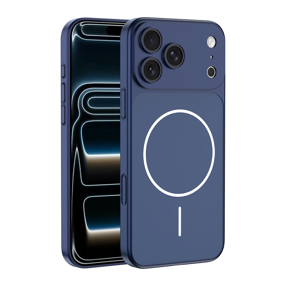 Apple iPhone 17 Pro Max Uyumlu Kılıf Zore M-Safe Şarj Özellikli Kamera Korumalı Spark Kapak