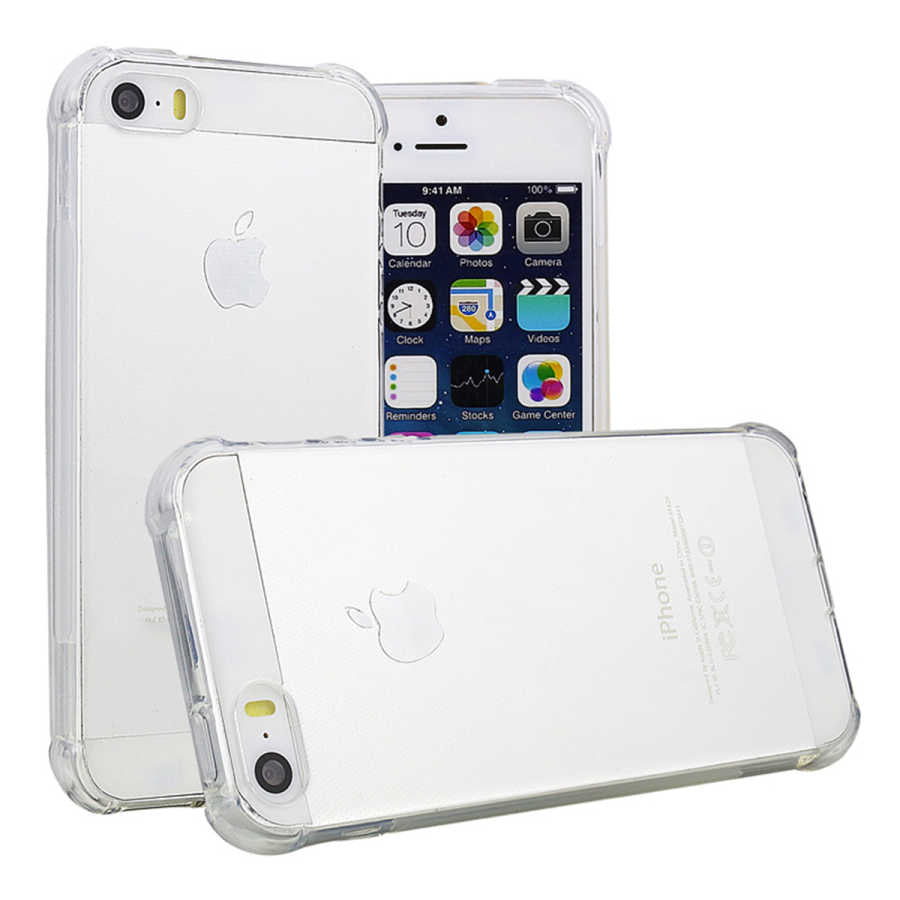 Apple iPhone 5 Uyumlu Kılıf Zore Nitro Anti Shock Silikon