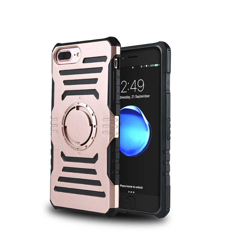 Apple iPhone 7 Plus Uyumlu Kılıf Zore 2 in 1 Kol Bandı