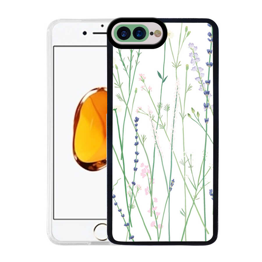 Apple iPhone 7 Plus Uyumlu Kılıf Zore M-Fit Desenli Kapak