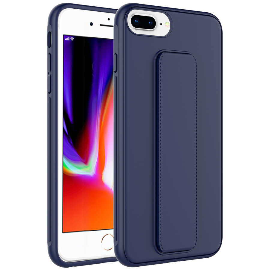 Apple iPhone 7 Plus Uyumlu Kılıf Zore Qstand Kapak