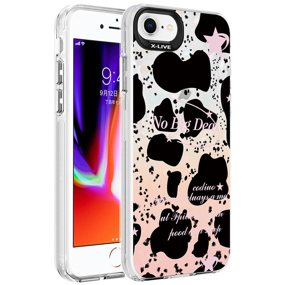 Apple iPhone 8 Uyumlu Kılıf Mermer Desenli Zore Marbello Kapak