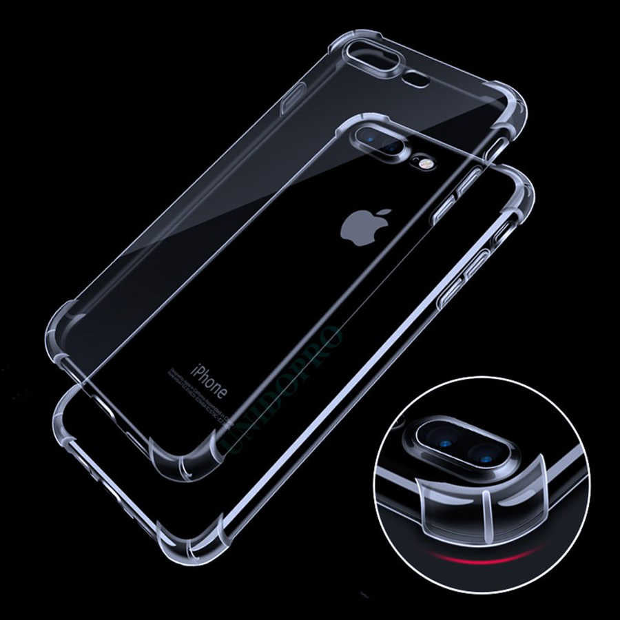 Apple iPhone 8 Plus Uyumlu Kılıf Zore Nitro Anti Shock Silikon