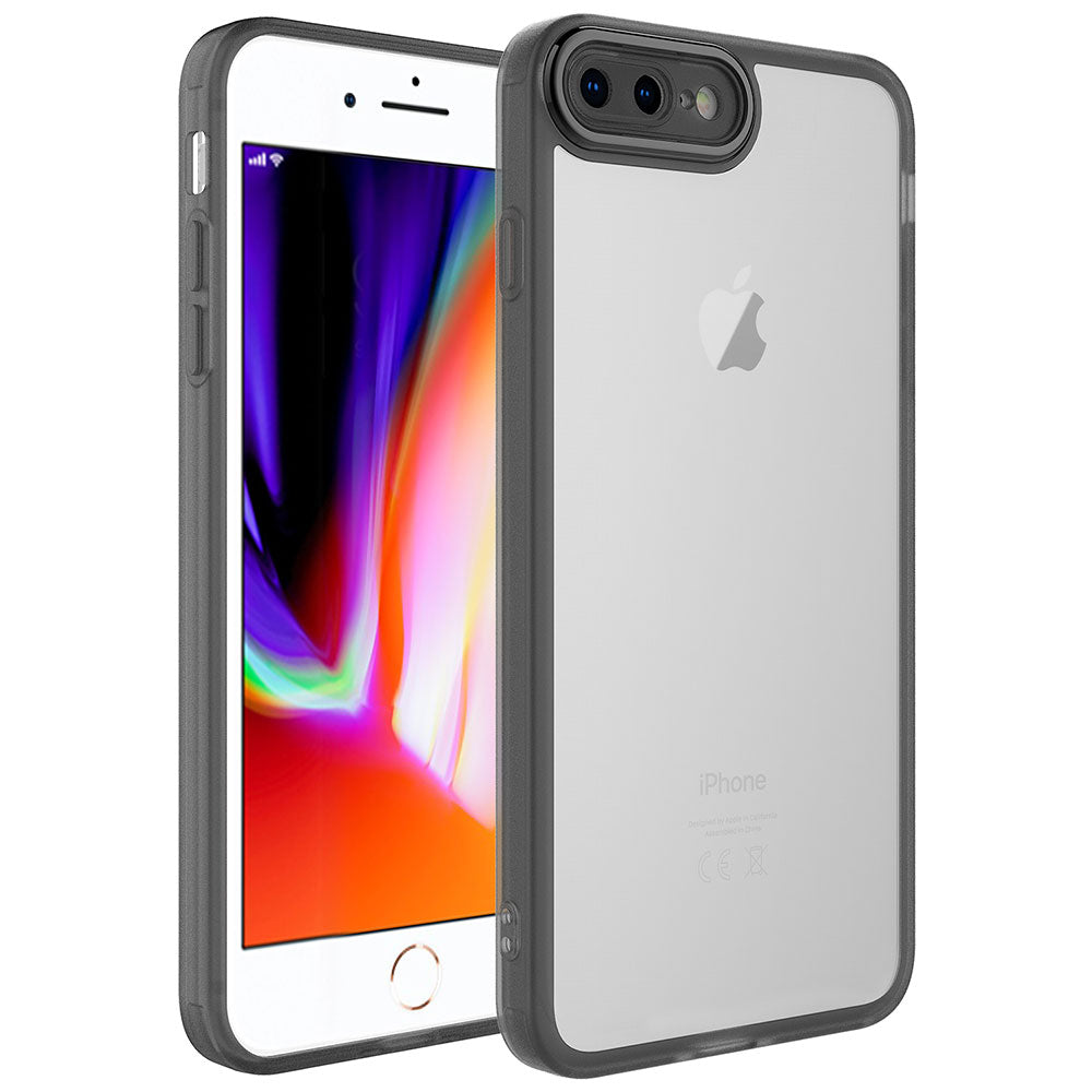 Apple iPhone 8 Plus Uyumlu Kılıf Kamera Korumalı Transparan Zore Post Kapak