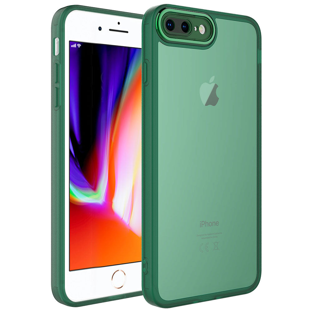 Apple iPhone 8 Plus Uyumlu Kılıf Kamera Korumalı Transparan Zore Post Kapak