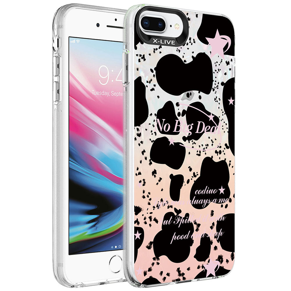 Apple iPhone 8 Plus Uyumlu Kılıf Mermer Desenli Zore Marbello Kapak