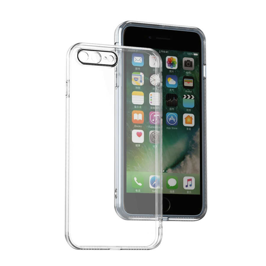 Apple iPhone 8 Plus Uyumlu Kılıf Zore Fizy Kapak
