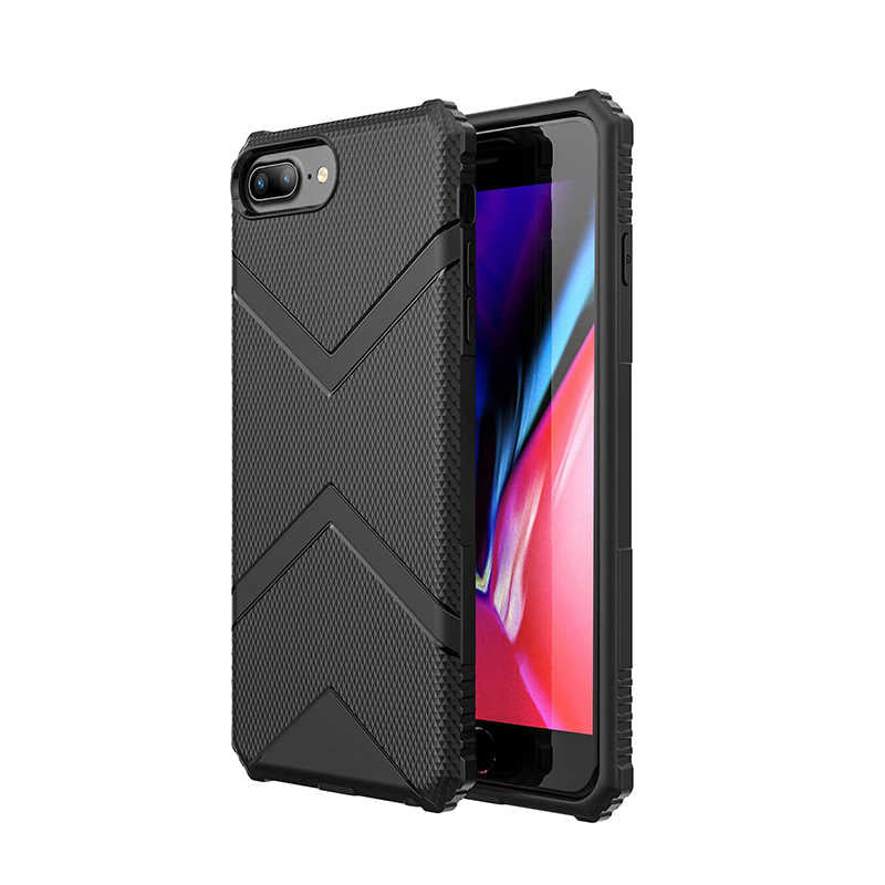 Apple iPhone 8 Plus Uyumlu Kılıf Zore Hank Silikon