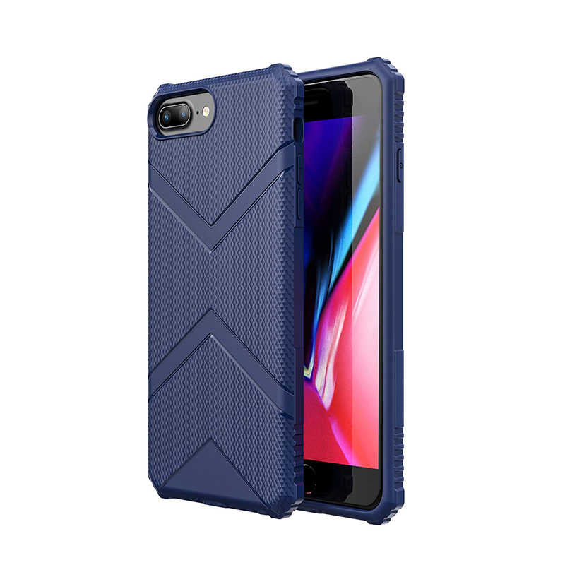 Apple iPhone 8 Plus Uyumlu Kılıf Zore Hank Silikon