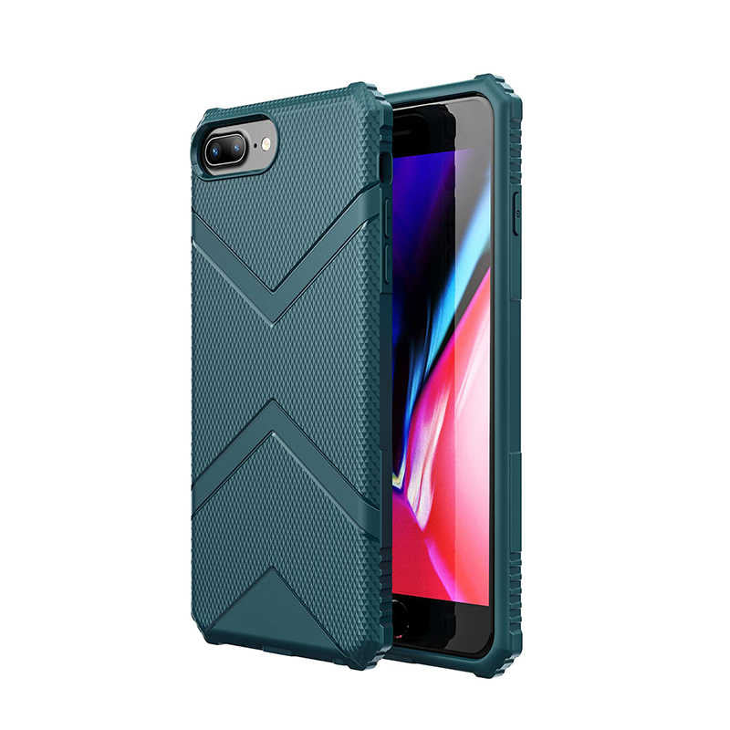 Apple iPhone 8 Plus Uyumlu Kılıf Zore Hank Silikon