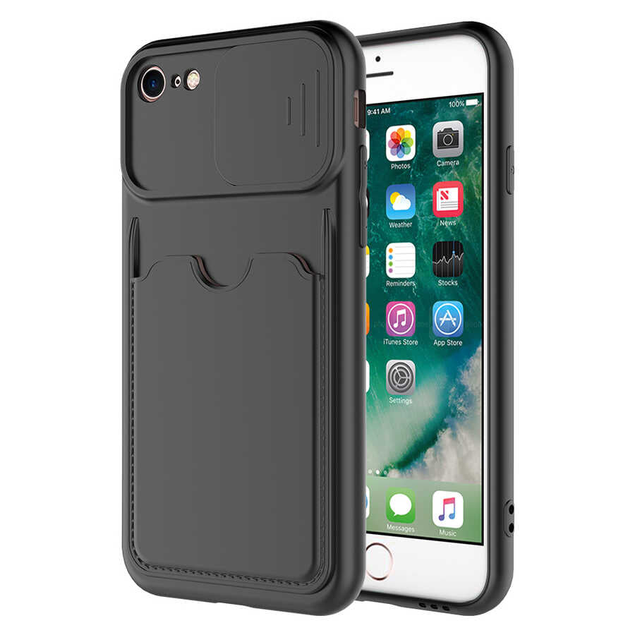 Apple iPhone SE 2020 Uyumlu Kılıf Zore Kartix Kapak