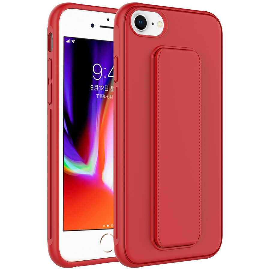 Apple iPhone SE 2020 Uyumlu Kılıf Zore Qstand Kapak