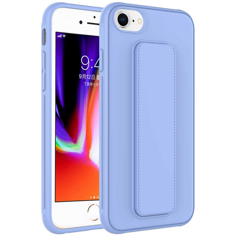 Apple iPhone SE 2020 Uyumlu Kılıf Zore Qstand Kapak