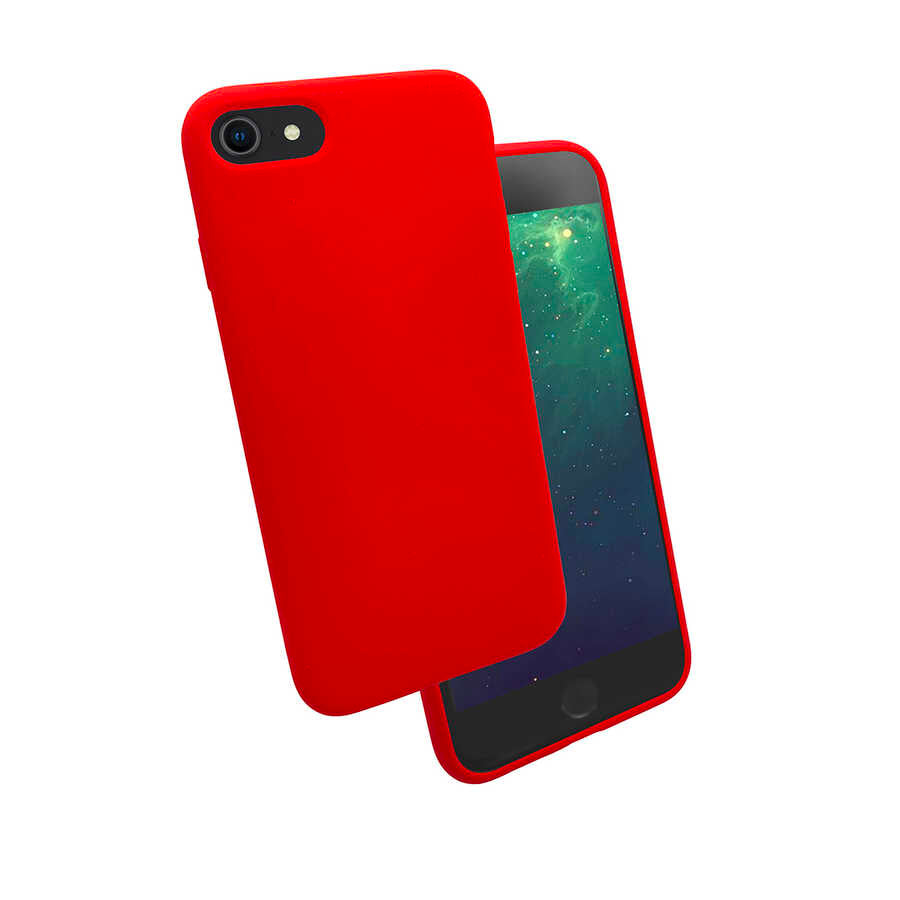 Apple iPhone SE 2020 Uyumlu Kılıf Zore Silk Silikon