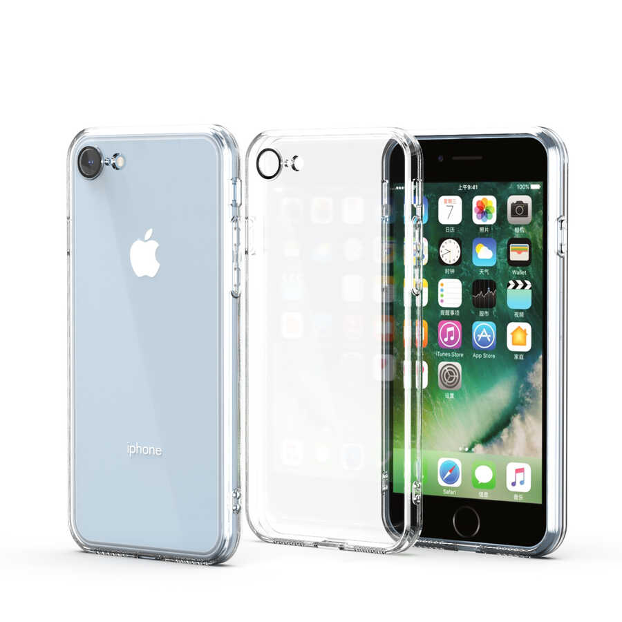 Apple iPhone SE 2022 Uyumlu Kılıf Zore Fizy Kapak