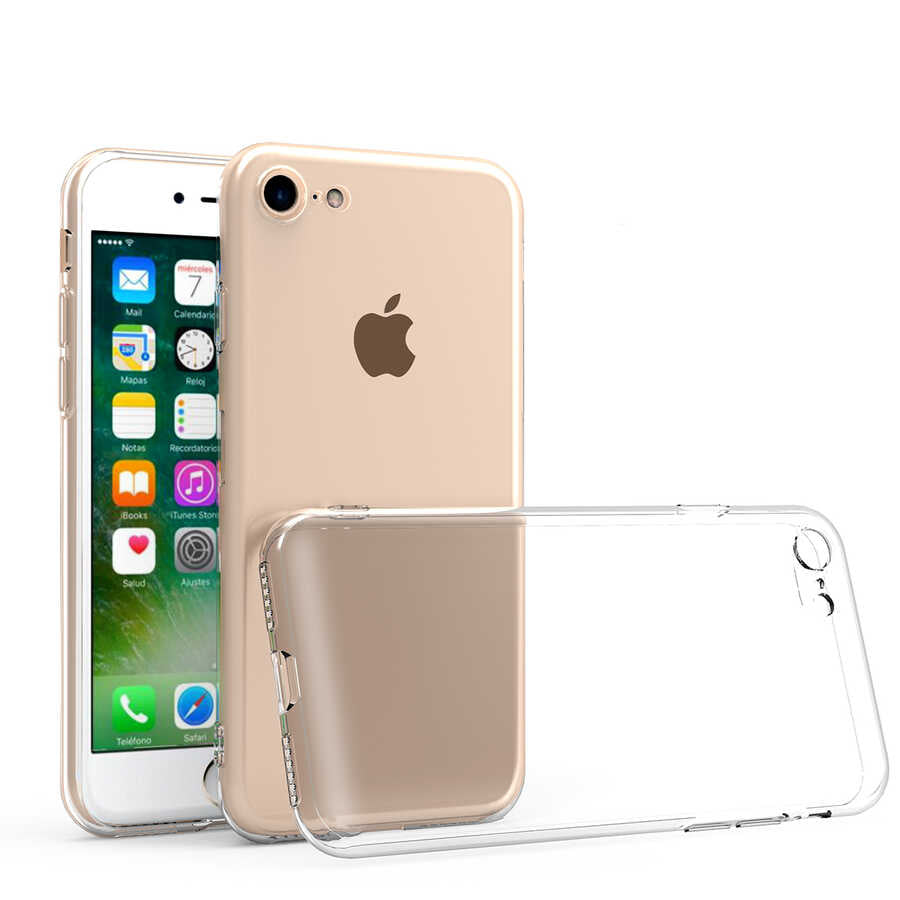 Apple iPhone SE 2022 Uyumlu Kılıf Zore Kamera Korumalı Süper Silikon Kapak