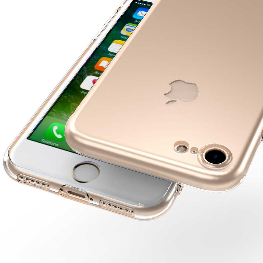 Apple iPhone SE 2022 Uyumlu Kılıf Zore Kamera Korumalı Süper Silikon Kapak