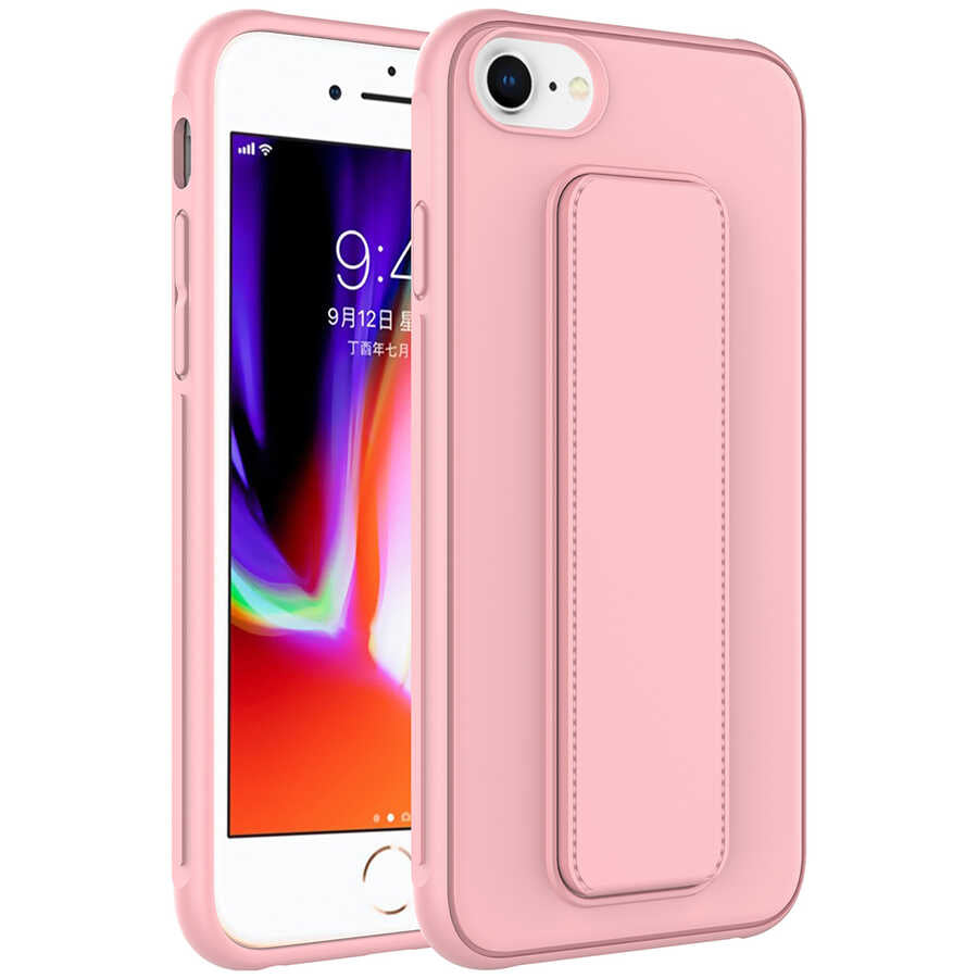 Apple iPhone SE 2022 Uyumlu Kılıf Zore Qstand Kapak