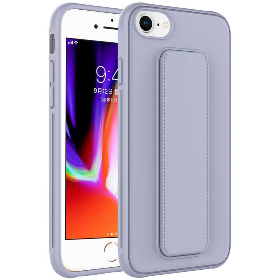 Apple iPhone SE 2022 Uyumlu Kılıf Zore Qstand Kapak