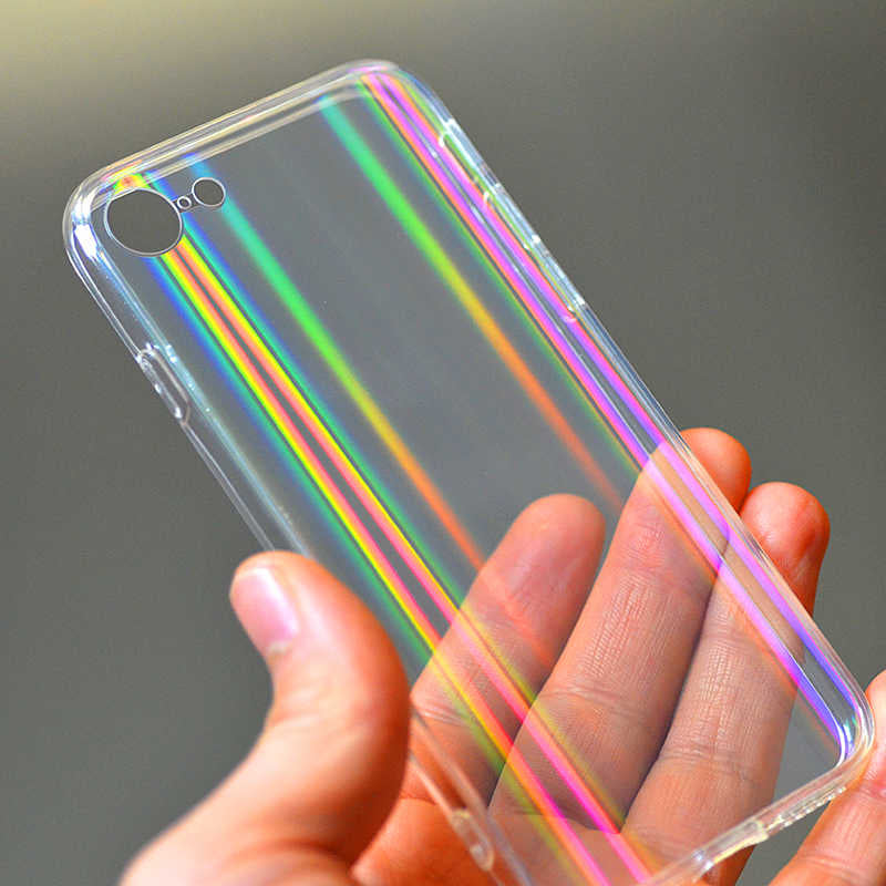 Apple iPhone SE 2022 Uyumlu Kılıf Zore Rainbow Kapak