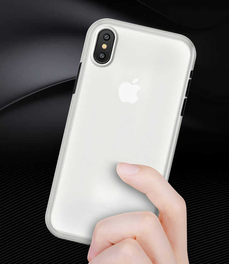 Apple iPhone X Uyumlu Kılıf Zore 1.Kalite PP Silikon
