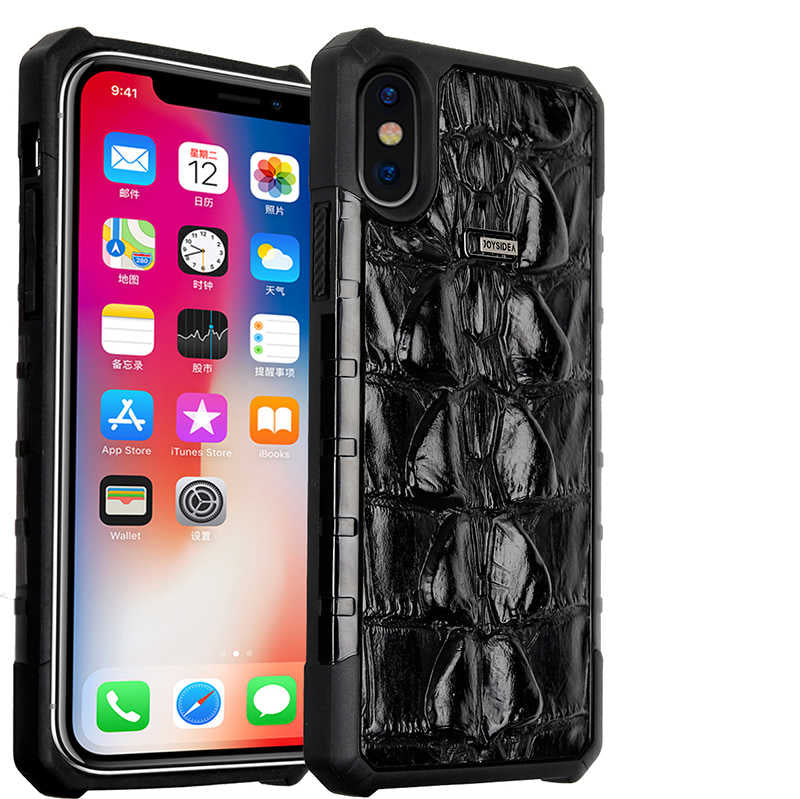 Apple iPhone X Uyumlu Kılıf Zore Crocow Kapak