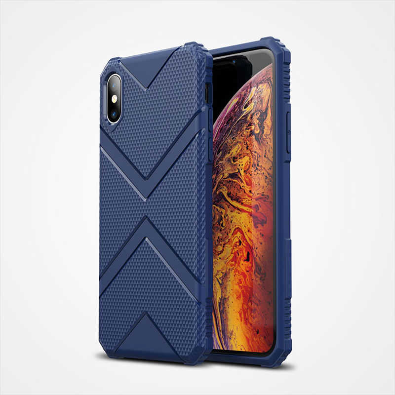 Apple iPhone X Uyumlu Kılıf Zore Hank Silikon
