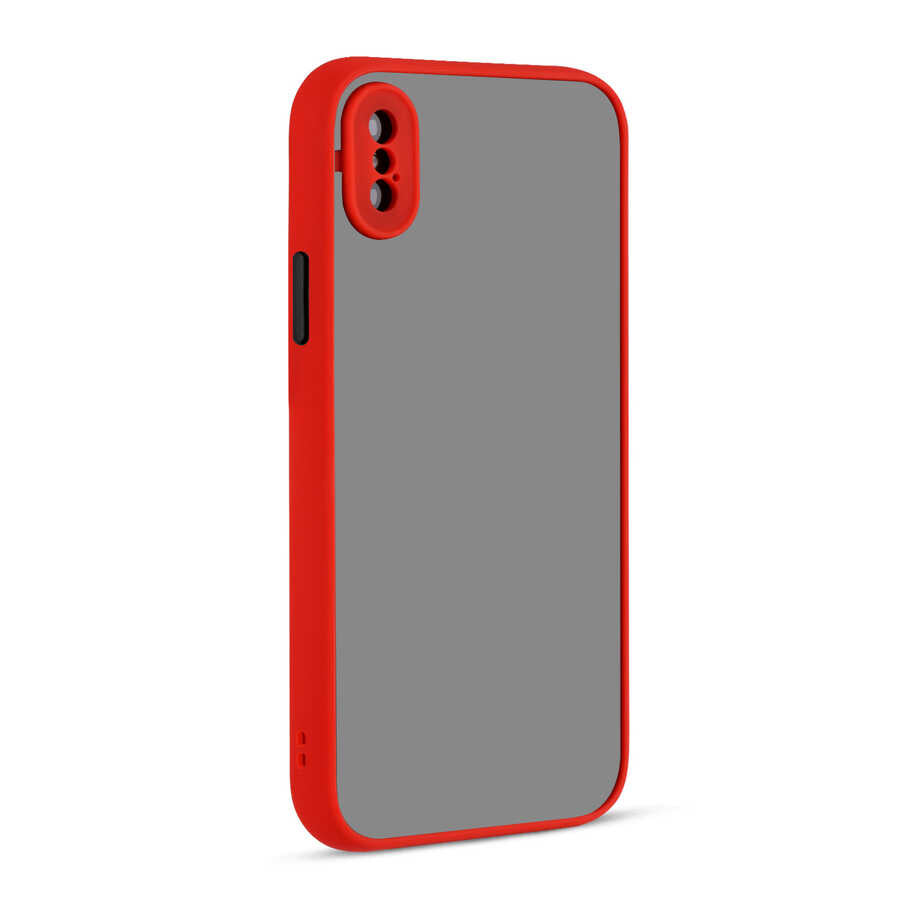 Apple iPhone X Uyumlu Kılıf Zore Hux Kapak